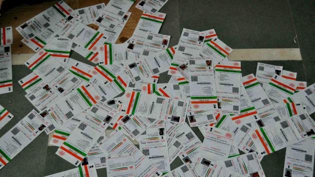 As on September 30, more than 1.12 billion Aadhaar numbers have been generated.(HT File Photo) As on September 30, more than 1.12 billion Aadhaar numbers have been generated.(HT File Photo)