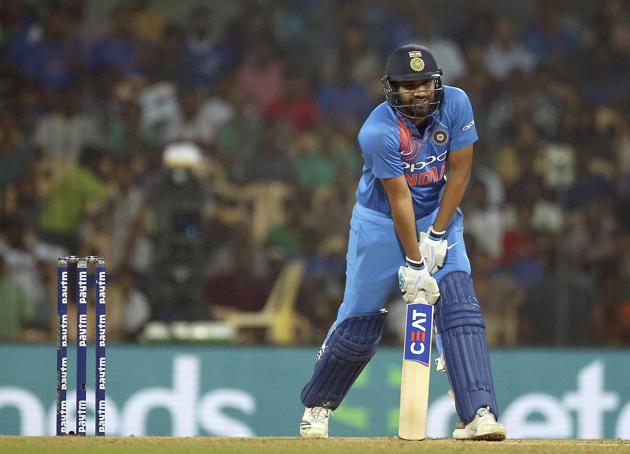 India's captain Rohit Sharma reacts after he was dismissed by West Indies' Keemo Paul during the third and last Twenty20 international cricket match between India and West Indies in Chennai. (AP) India's captain Rohit Sharma reacts after he was dismissed by West Indies' Keemo Paul during the third and last Twenty20 international cricket match between India and West Indies in Chennai. (AP)