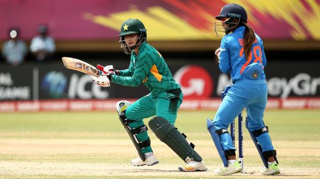 Bismah Maroof was the top scorer (53) as Pakistan made 134/7 in 20 overs. (ICC) Bismah Maroof was the top scorer (53) as Pakistan made 134/7 in 20 overs. (ICC)