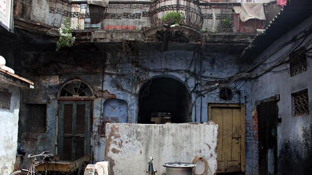 Saira Bano Ki Haveli in Chandni Chowk, Old Delhi, India (Shivam Saxena/Hindustan Times) 