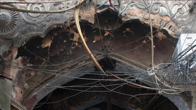 Zeenat Mahal Ki Haveli in Chandni Chowk, Old Delhi, India (Shivam Saxena/Hindustan Times) 