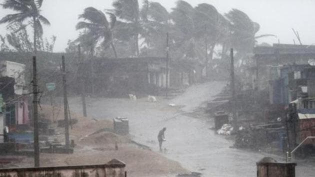The cyclonic storm Gaja has moved further in towards coastal Andhra Pradesh and Tamil Nadu and is likely intensify into a severe cyclonic storm during next 24 hours(Representative Image/AP File Photo)