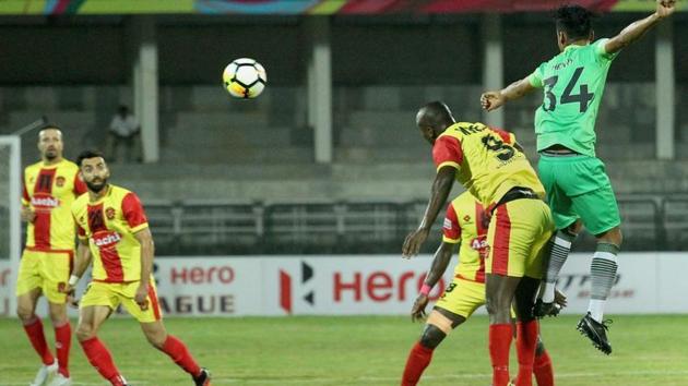 File image of Gokulam players in action during an I-League match. (PTI) File image of Gokulam players in action during an I-League match. (PTI)