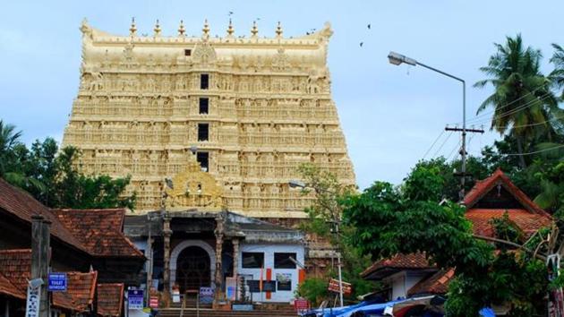 An atonement ritual has been performed at the famous Sree Padmanabha Swamy temple in Kerala following suspicion that some non-Hindus entered it in violation of traditional customs. (HT File Photo) An atonement ritual has been performed at the famous Sree Padmanabha Swamy temple in Kerala following suspicion that some non-Hindus entered it in violation of traditional customs. (HT File Photo)