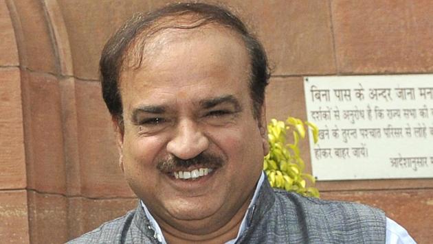 Union minister Ananth Kumar passed away in Bengaluru on Monday. He was undergoing treatment for cancer.(HT File Photo)