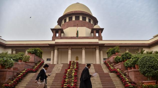 A view of Supreme Court of India in New Delhi, Thursday, Nov. 1, 2018.(PTI)