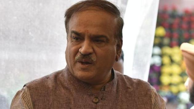 BJP leader and Union minister Ananth Kumar died on Monday at a hospital in Bengaluru, his office has confirmed(Sonu Mehta/HT PHOTO)