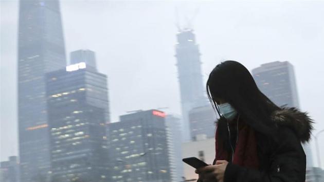 Chinese govt introduced a four-month ban on construction, reduced emissions from cargo corridors, resulting in a 54% drop in PM 2.5 levels.(AP Photo)