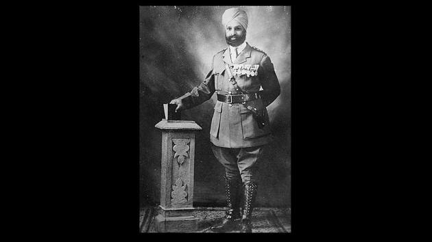 Subedar Major Thakur Singh of the 47th Sikh regiment. He held the rank of Jemadar in March 1901 and by the end of WW1, his title was Subadar Major Thakur Singh Bahadur. Bahadur was an honorary title used by soldiers who got the Order of British India. M.C. or the Military Cross, which was instituted by King George in 1914 to recognise the contribution of junior officers during wartime. Singh retired from active service only to be called back to the service at the break of WW2. (Picture Courtesy: Personal Family Albums) 