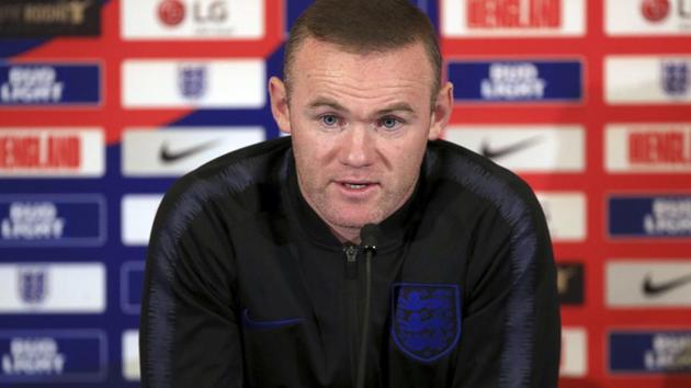 England's Wayne Rooney attends a press conference ahead of Sunday's Nations League soccer match against Croatia. (AP) England's Wayne Rooney attends a press conference ahead of Sunday's Nations League soccer match against Croatia. (AP)