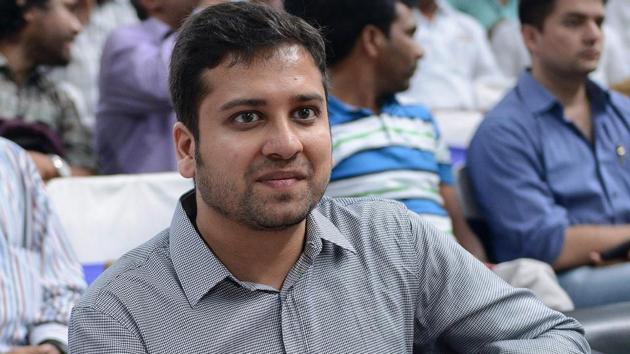 Co-founder of Flipkart, Binny Bansal, attends the launch of a Flipkart fulfillment centre on the outskirts of Hyderabad.(AFP File Photo)