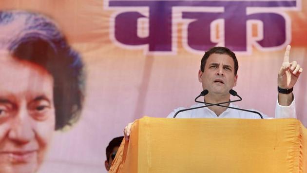 Congress president Rahul Gandhi on Tuesday alleged that Prime Minister Narendra Modi has admitted to “theft” in the Rafale deal before the Supreme Court and that changes were made in the contract without asking the Indian Air Force. “Modi ji has admitted to his theft in the Supreme Court. In the affidavit, he admitted to changes in the contract without asking the Air Force and put Rs 30,000 crore in Ambani’s pocket.” (PTI) Congress president Rahul Gandhi on Tuesday alleged that Prime Minister Narendra Modi has admitted to “theft” in the Rafale deal before the Supreme Court and that changes were made in the contract without asking the Indian Air Force. “Modi ji has admitted to his theft in the Supreme Court. In the affidavit, he admitted to changes in the contract without asking the Air Force and put Rs 30,000 crore in Ambani’s pocket.” (PTI)