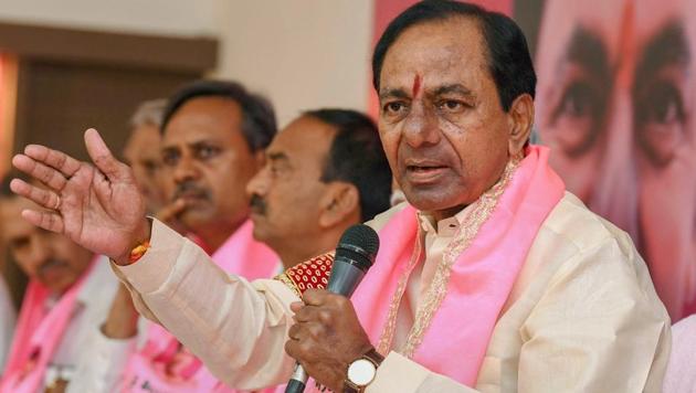 The Congress, which leads an alliance of four parties for the Telangana assembly elections, is the K Chandrashekhar Rao-led TRS’ main rival in the state.(PTI/File Photo)