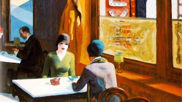 The 1929 Chop Suey, described by Christie’s as “the most iconic Hopper left in private hands”, depicts two women sitting across the table from each other in a Chinese eatery.(EdwardHopper.net)