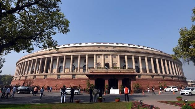 The Parliament’s winter session is scheduled to begin from December 11 this year and extend till January 8 next, Union minister Vijay Goel said on Friday.(Sonu Mehta/HT PHOTO)