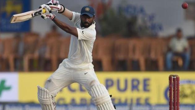 File image of cricketer Abhinav Mukund in action during a Test match.(AFP)