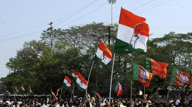 The vice president of the BJP’s minority cell, Avtar Singh Challa, was welcomed into the Congress fold by its state president G A Mir and other senior leaders at the party office in Jammu. (HT File Photo) The vice president of the BJP’s minority cell, Avtar Singh Challa, was welcomed into the Congress fold by its state president G A Mir and other senior leaders at the party office in Jammu. (HT File Photo)