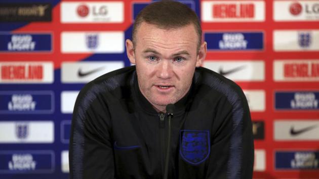 England's Wayne Rooney attends a press conference ahead of Sunday's Nations League soccer match against Croatia, at St George's Park, Burton, Tuesday, Nov. 13, 2018 (AP) England's Wayne Rooney attends a press conference ahead of Sunday's Nations League soccer match against Croatia, at St George's Park, Burton, Tuesday, Nov. 13, 2018 (AP)