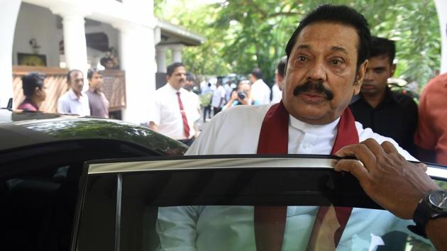 A majority of the 225-member assembly supported a no-confidence motion against Mahinda Rajapakse who was made prime minister on October 26 in place of Ranil Wickremesinghe.(AFP)