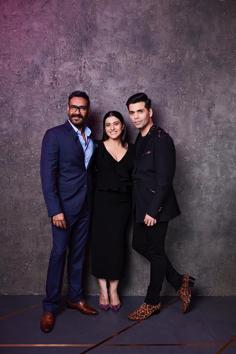 Ajay Devgn and Kajol will be seen gracing the couch on Koffee With Karan.(Twitter)
