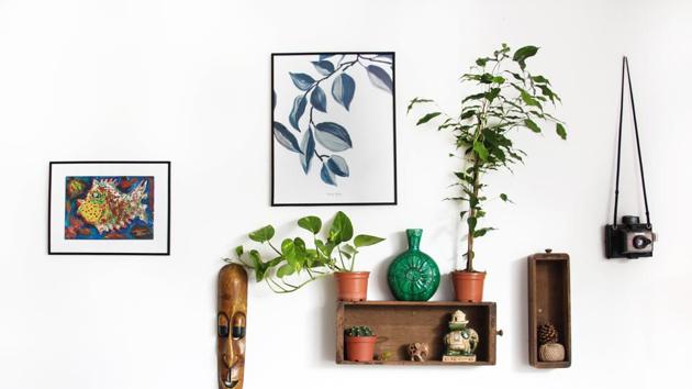 If you like a busy look, go for a gallery arrangement on the wall and mix it up with textured indoor plants to brighten up the area. This mix and match leads to a breathtaking display. (Photo by Manja Benic on Unsplash) If you like a busy look, go for a gallery arrangement on the wall and mix it up with textured indoor plants to brighten up the area. This mix and match leads to a breathtaking display. (Photo by Manja Benic on Unsplash)