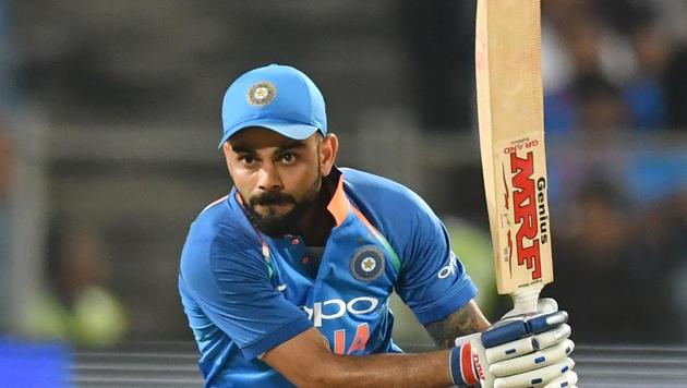 India captain Virat Kohli plays a shot during the third one day international (ODI) cricket match between India and West Indies at the Maharashtra Cricket Association Stadium in Pune (AFP) India captain Virat Kohli plays a shot during the third one day international (ODI) cricket match between India and West Indies at the Maharashtra Cricket Association Stadium in Pune (AFP)