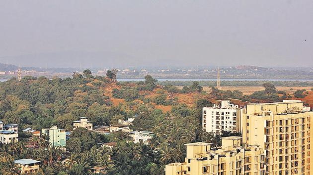 TMC plans to develop New Thane on the other side of the creek.(HT Photo)
