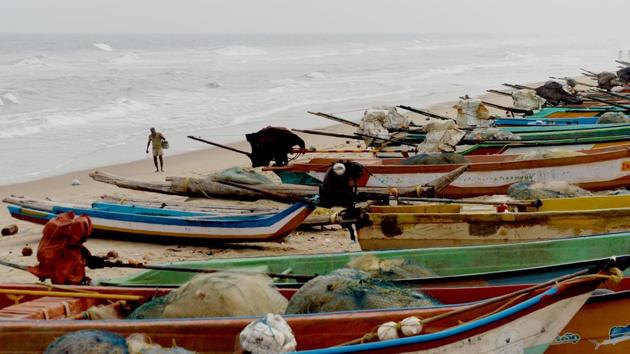 Cyclone Gaja is likely to inundate low-lying areas in Nagapattinam, Thanjavur, Pudukkottai and Ramanathapuram districts of Tamil Nadu and Karaikal district of Puducherry at the time of landfall. (AFP) Cyclone Gaja is likely to inundate low-lying areas in Nagapattinam, Thanjavur, Pudukkottai and Ramanathapuram districts of Tamil Nadu and Karaikal district of Puducherry at the time of landfall. (AFP)