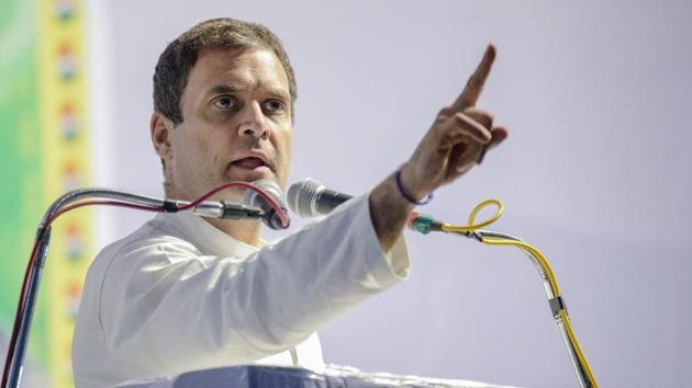 Congress president Rahul Gandhi appeared to question the Centre’s stand that the Rs 58,000 crore deal to buy 36 fighter jets was a government-to-government deal. (PTI Photo) Congress president Rahul Gandhi appeared to question the Centre’s stand that the Rs 58,000 crore deal to buy 36 fighter jets was a government-to-government deal. (PTI Photo)