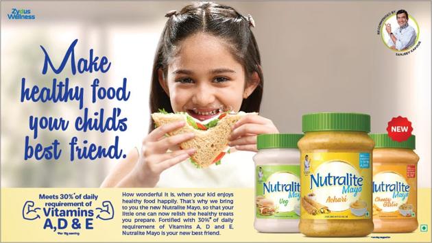 Fortified with vitamins A, D & E to meet 30% of our daily vitamin requirements, Nutralite is the perfect way to make this sandwich even more delicious.(Nutralite)