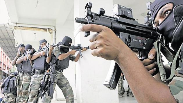 Force One is the city’s first line of defence. (Hindustan Times) Force One is the city’s first line of defence. (Hindustan Times)