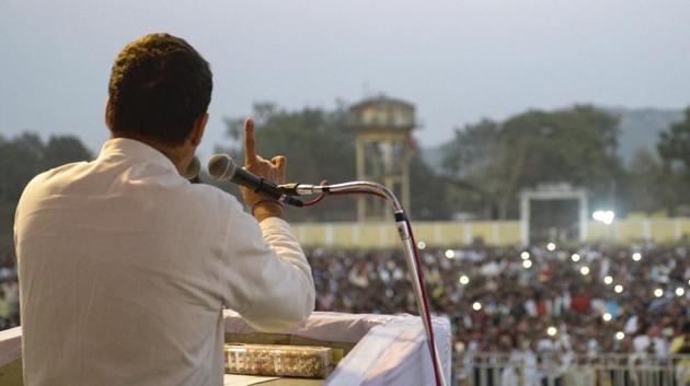Congress president Rahul Gandhi on Friday while addressing a campaign rally for the November 28 Madhya Pradesh assembly polls termed demonetisation as the biggest scam in the history of independent India, adding it would be proved that PM Narendra Modi had “robbed the poor of their hard-earned money and given it away to a few rich”. (PTI File) Congress president Rahul Gandhi on Friday while addressing a campaign rally for the November 28 Madhya Pradesh assembly polls termed demonetisation as the biggest scam in the history of independent India, adding it would be proved that PM Narendra Modi had “robbed the poor of their hard-earned money and given it away to a few rich”. (PTI File)