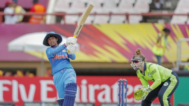 Mithali Raj added two new accolades to her already illustrious career as she guided her team to victory against Ireland in the the ICC Women’s World T20 2018 match on Thursday. Her half century helped her surpass New Zealand’s Martin Guptill, who is the highest T20I run-scorer among men’s cricketers. However, she is still the fourth-highest T20I scorer in the world, standing behind Suzie Bates (2961), Stafanie Taylor (2691) and Charlotte Edwards (2605). (PTI File) Mithali Raj added two new accolades to her already illustrious career as she guided her team to victory against Ireland in the the ICC Women’s World T20 2018 match on Thursday. Her half century helped her surpass New Zealand’s Martin Guptill, who is the highest T20I run-scorer among men’s cricketers. However, she is still the fourth-highest T20I scorer in the world, standing behind Suzie Bates (2961), Stafanie Taylor (2691) and Charlotte Edwards (2605). (PTI File)