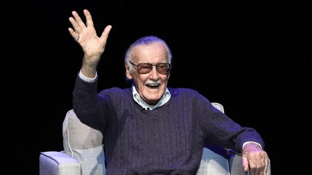 (File) Stan Lee waves to the audience after being introduced onstage at the Extraordinary: Stan Lee tribute event at the Saban Theatre in Beverly Hills, California.(Chris Pizzello/Invision/AP) (File) Stan Lee waves to the audience after being introduced onstage at the Extraordinary: Stan Lee tribute event at the Saban Theatre in Beverly Hills, California.(Chris Pizzello/Invision/AP)