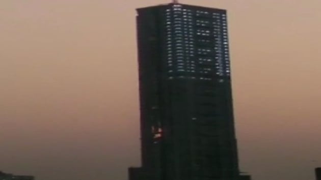 A fire broke out at The 42, an under construction building that is billed as the tallest structure in Kolkata, on Saturday evening. (ANI Photo) A fire broke out at The 42, an under construction building that is billed as the tallest structure in Kolkata, on Saturday evening. (ANI Photo)