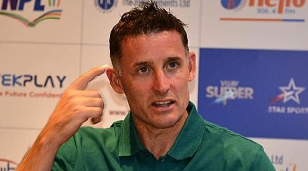 Michael Hussey said that India will miss the services of a proper all-rounder during the upcoming series against Australia.(Twitter)