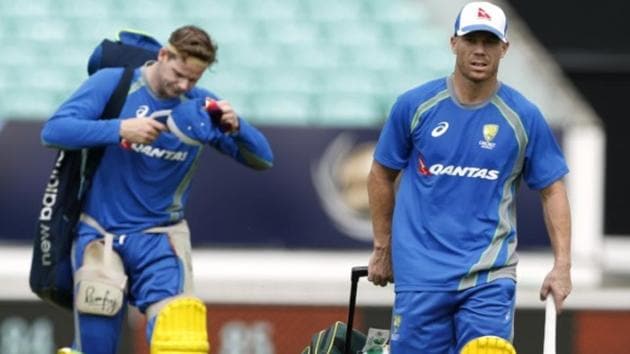 File image of Steve Smith and David Warner.(Reuters) File image of Steve Smith and David Warner.(Reuters)