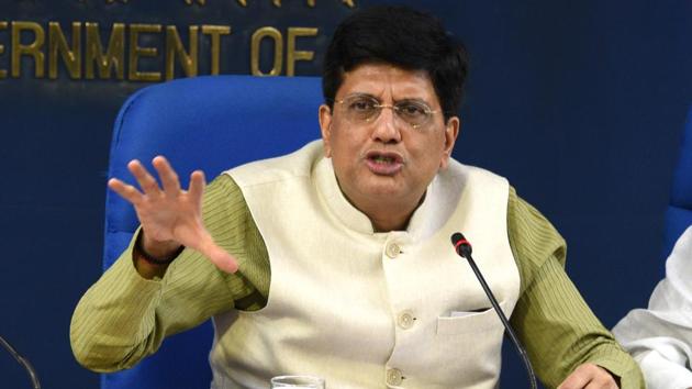 Union Railway minister Piyush Goyal (Arvind Yadav/HT PHOTO) Union Railway minister Piyush Goyal (Arvind Yadav/HT PHOTO)