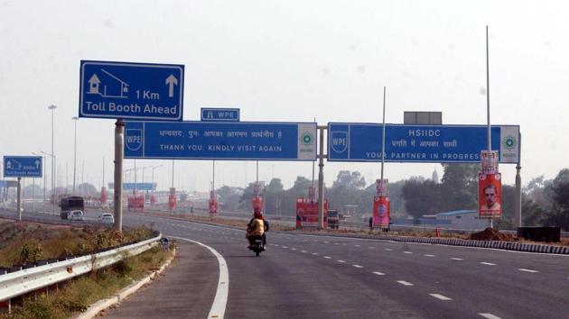 A view of Kundli Manesar Palwal Expressway, in Gurugram on, India, on Sunday, November 18, 2018. (Yogendra Kumar/HT PHOTO) A view of Kundli Manesar Palwal Expressway, in Gurugram on, India, on Sunday, November 18, 2018. (Yogendra Kumar/HT PHOTO)