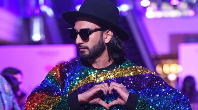 Ranveer Singh is no stranger to pushing the boundaries of men’s fashion. Remember the time the actor walked the ramp for designer Manish Arora in a multicoloured sequin jacket during the Lakme Fashion Week in 2017? (File Photo)