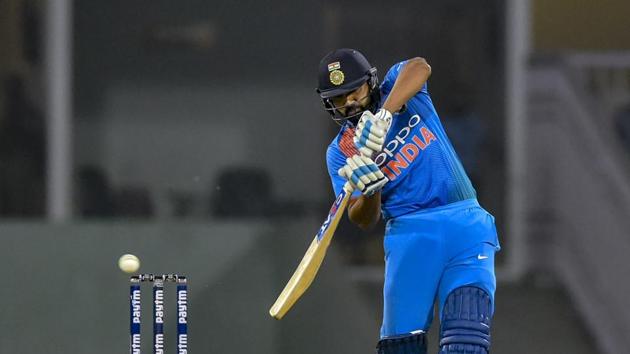 Rohit Sharma has four International T20 centuries to his name, more than any other cricketer.(PTI)