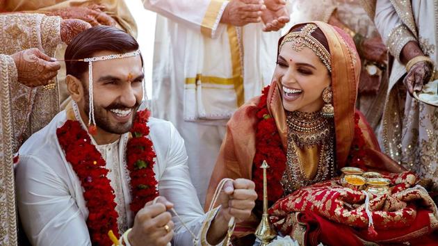 This picture is from their Konkani wedding ceremony and the two can be seen dressed in perfect outfits with big smiles on their faces. (AFP) This picture is from their Konkani wedding ceremony and the two can be seen dressed in perfect outfits with big smiles on their faces. (AFP)