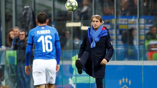 File image of Italy coach Roberto Mancini.(REUTERS)