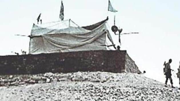 File photo of the makeshift Ram temple in Ayodhya.(HT File)