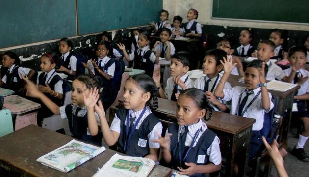 In October 2018, a delegation from PCMC visited New Delhi to study the education pattern in the capital’s civic-run school.Following this, PCMC decided to develop civic school according to Delhi Model.(HT REPRESENTATIONAL PHOTO)