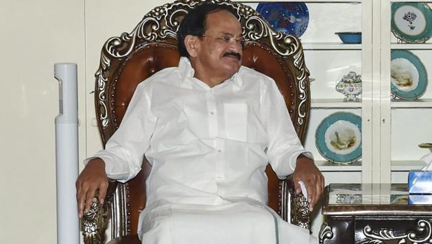 Venkaiah Naidu said “a simple memory of Mahatma is not sufficient” and the nation needs to follow his principles.(PTI/File Photo)