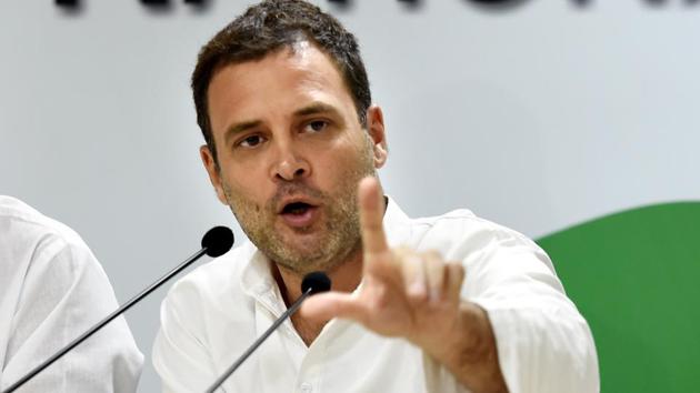 Congress President Rahul Gandhi, continuing his attack on PM Modi, said that democracy in India was “crying” as government officials are interfering with the CBI. “A crime thriller called ‘Chowkidar Chor Hai’ is underway in Delhi. The latest episode reveals serious allegations against a minister, National Security Advisor (Doval), Law Secretary and Cabinet Secretary by a DIG of the CBI,” Gandhi tweeted in Hindi. (Arvind Yadav / HT Archive) Congress President Rahul Gandhi, continuing his attack on PM Modi, said that democracy in India was “crying” as government officials are interfering with the CBI. “A crime thriller called ‘Chowkidar Chor Hai’ is underway in Delhi. The latest episode reveals serious allegations against a minister, National Security Advisor (Doval), Law Secretary and Cabinet Secretary by a DIG of the CBI,” Gandhi tweeted in Hindi. (Arvind Yadav / HT Archive)