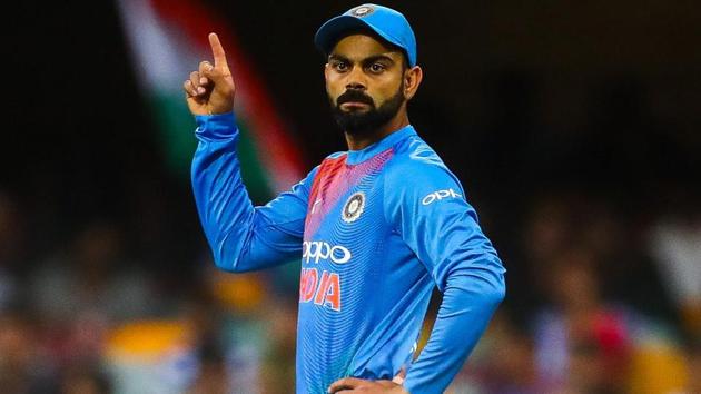 Virat Kohli reacts during the T20 international cricket match between Australia and India.(AFP) Virat Kohli reacts during the T20 international cricket match between Australia and India.(AFP)