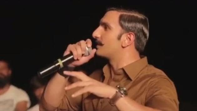 Ranveer Singh shared a video from Simmba wrap party.