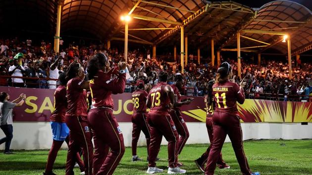 The Windies team has been in prolific form in the World T20. (ICC) The Windies team has been in prolific form in the World T20. (ICC)